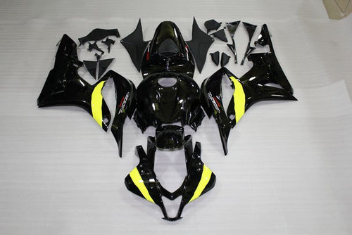Fairings For Honda CBR600RR F5(2007-2008) Black Yellow