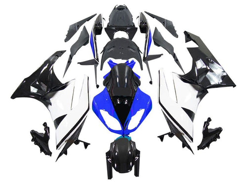 2009-2012 Fairings For Kawasaki ZX6R ZX636 Blue White Black Ninja 