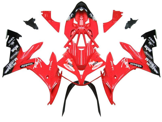 Fairings For Yamaha YZF-R1 Red Black Virgin Mobile  (2004-2006)