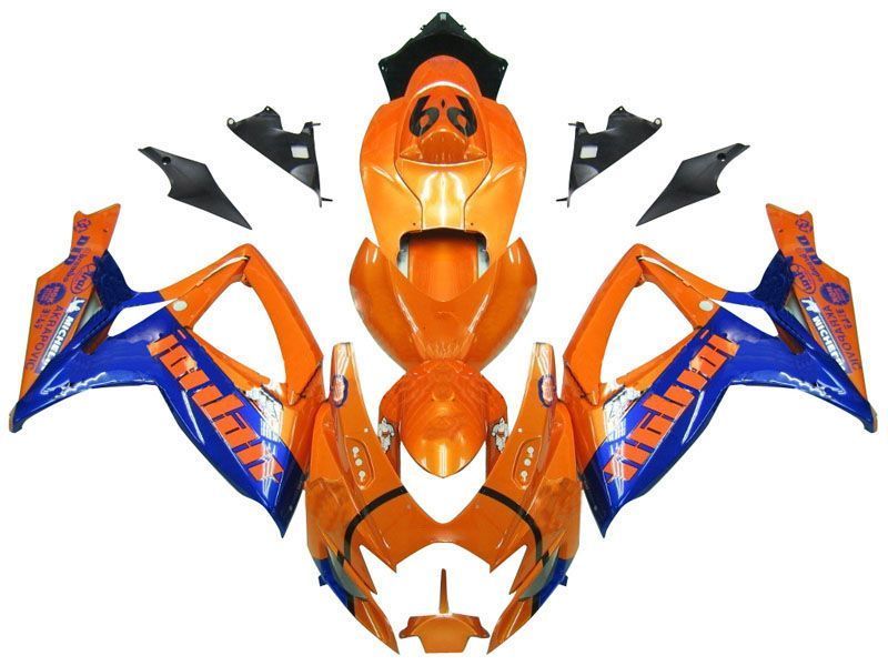 Fairings For Suzuki GSXR 600 750 Orange & Blue Jordan  (2006-2007)