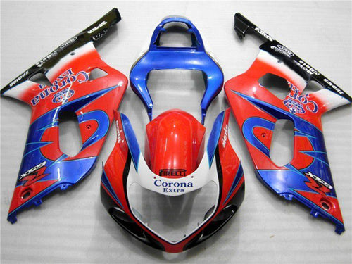 Fairings For Suzuki - GSXR600-750 K1 2001-2003 Red 