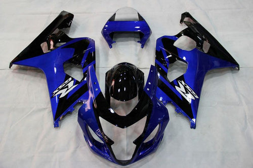 Fairings For Suzuki GSXR 600 750 Blue Black GSXR  (2004-2005)