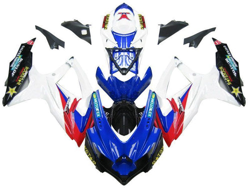 Fairings For Suzuki GSXR 600 750 Blue Red White GSXR  (2008-2009-2010)