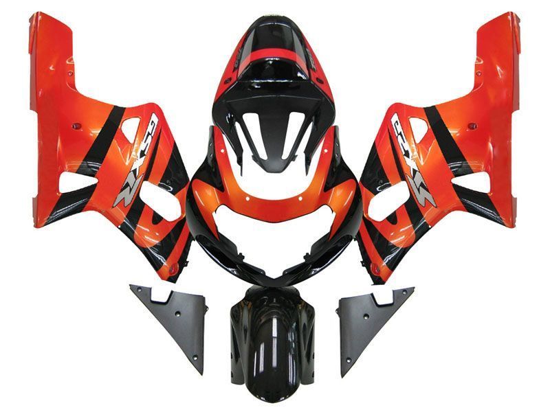 Fairings For Suzuki GSXR 600 Orange Metallic & Black GSXR  (2001-2003)