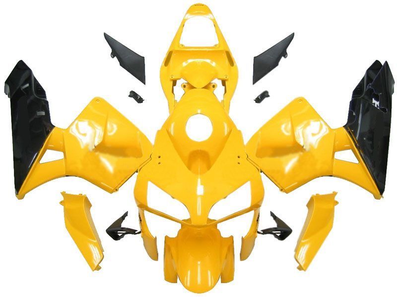 Fairings For Honda CBR 600 RR Yellow & Black Honda  (2003-2004)