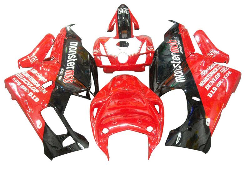 Fairings For Ducati 999 Red & Black Mob  (2003-2004)