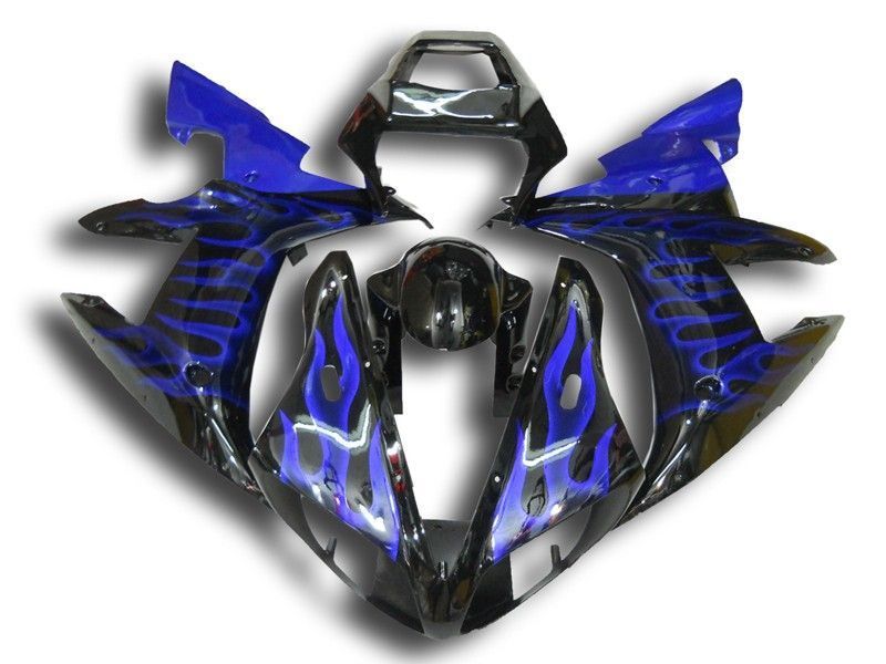 Fairings For Yamaha - YZF1000 R1 02-03 Blue Flame1