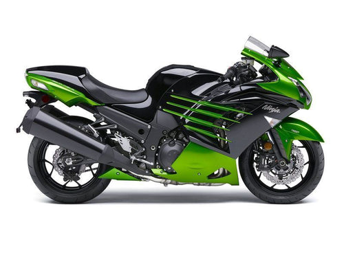 Fairings For Plastics Kawasaki ZX14R Ninja Green Black (2012-2021)