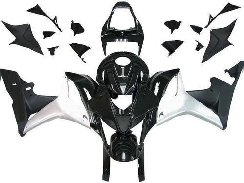 Fairings For Honda CBR 600 RR Black & Silver Honda  (2007-2008)