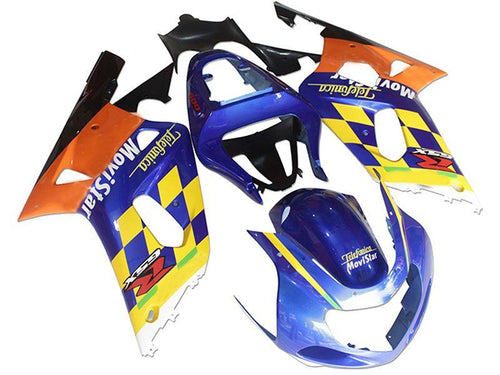 Fairings For Suzuki - GSXR600-750 K1 2001-2003 Blue   