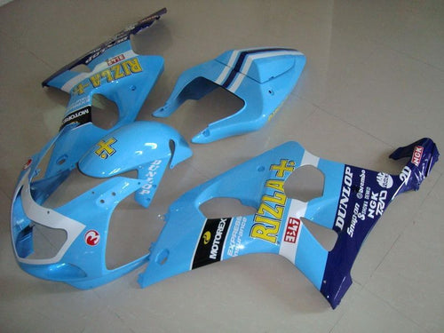 Fairings For Suzuki - GSXR1000 K1/2 2000-2002 Light Blue White