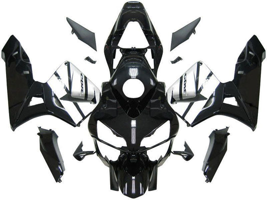 Fairings For Honda CBR 600 RR Black & Silver CBR  (2003-2004)