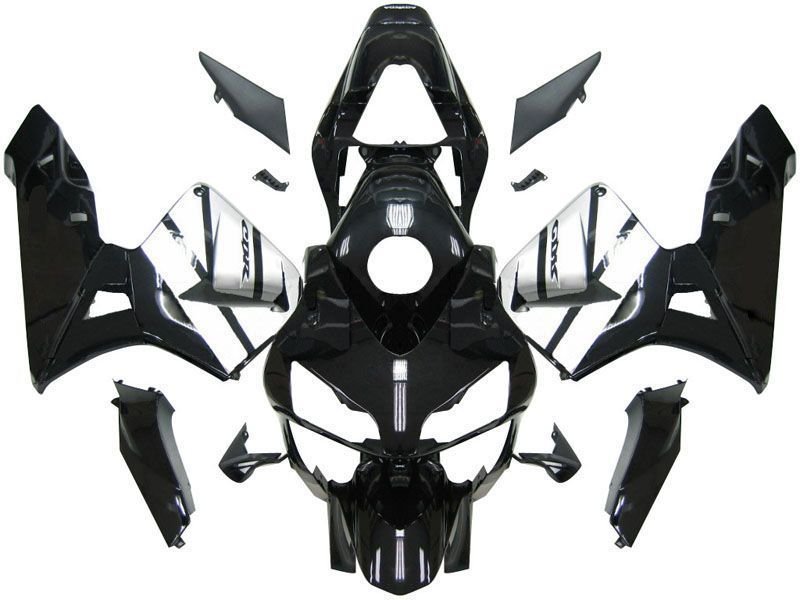 Fairings For Honda CBR 600 RR Black & Silver CBR  (2003-2004)