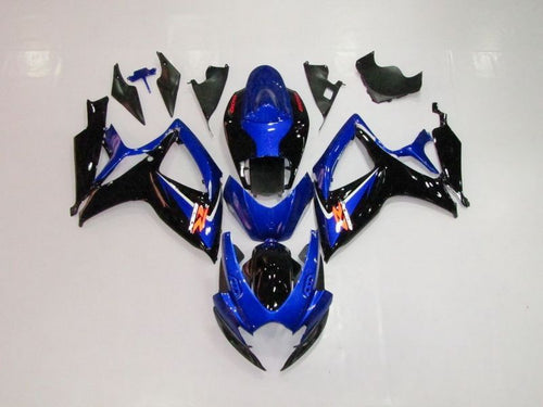 Fairings For Suzuki - GSXR600-750 K6 06-07 Blue and Black
