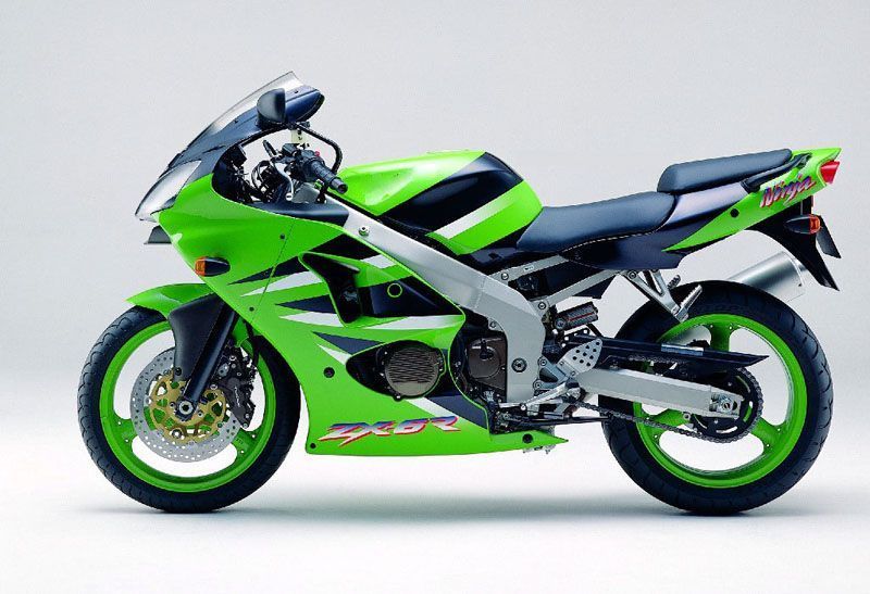 Fairings For Plastics Kawasaki ZX6R 636 Green Blue ZX6R  (2000-2002)