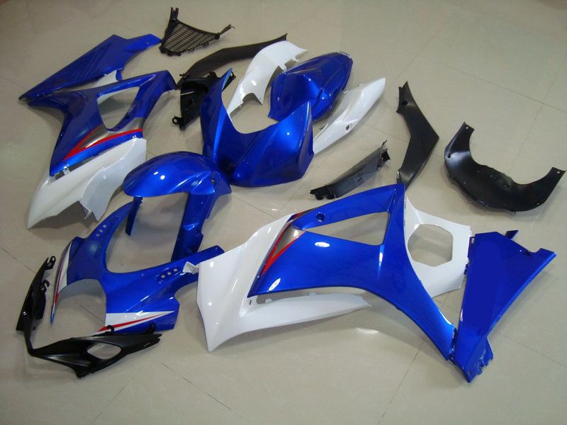 Fairings For Suzuki - GSXR1000 K7 07-08 White Blue