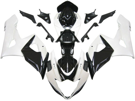 Fairings For Suzuki GSXR 1000 White & Black GSXR  (2005-2006)