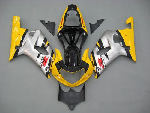 Fairings For Suzuki GSXR 600 Yellow & Silver GSXR  (2001-2003)