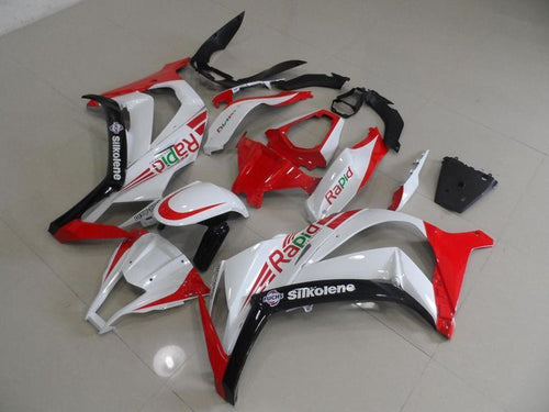 Fairings For Kawasaki ZX-10R, 2011-2015 - Red & White Rapid