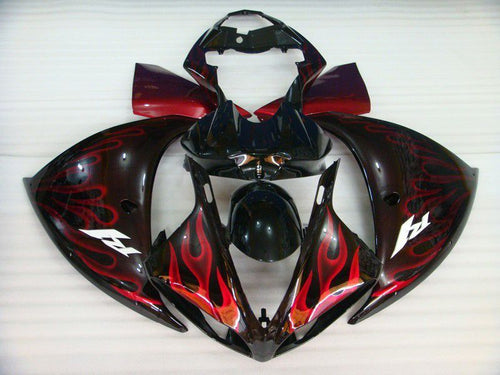 Fairings For Yamaha - YZF1000 R1 2009-2012 Red Flame