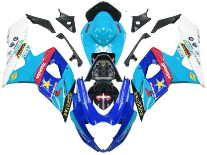 Fairings For Suzuki GSXR 1000 Blue Rockstar Makita GSXR  (2005-2006)
