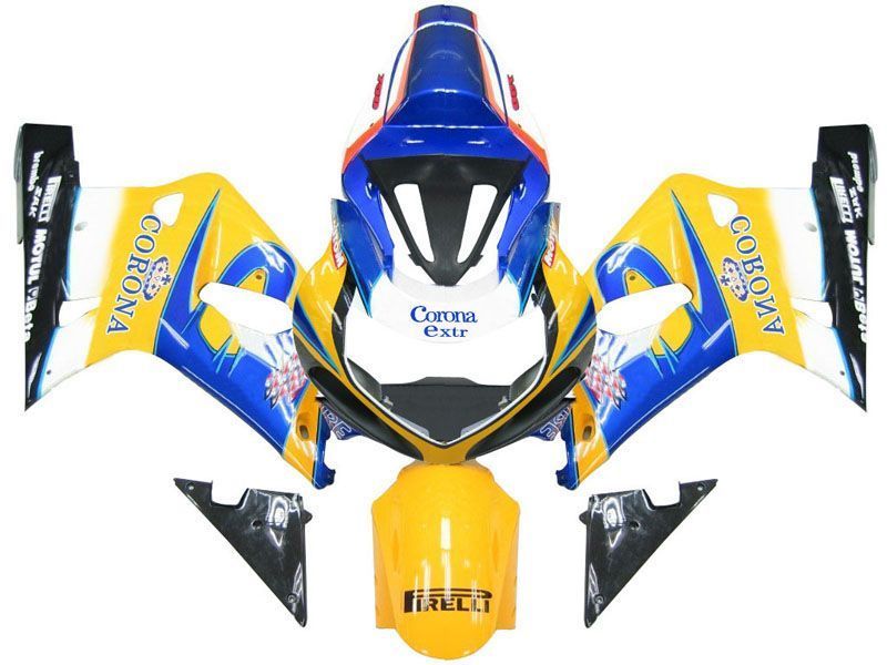 Fairings For Suzuki GSXR 600 Blue & Yellow Corona GSXR  (2001-2003)