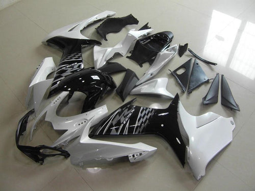 Fairings For Suzuki GSX-R600 / 750, 2011-2021 - Pearl White & Black