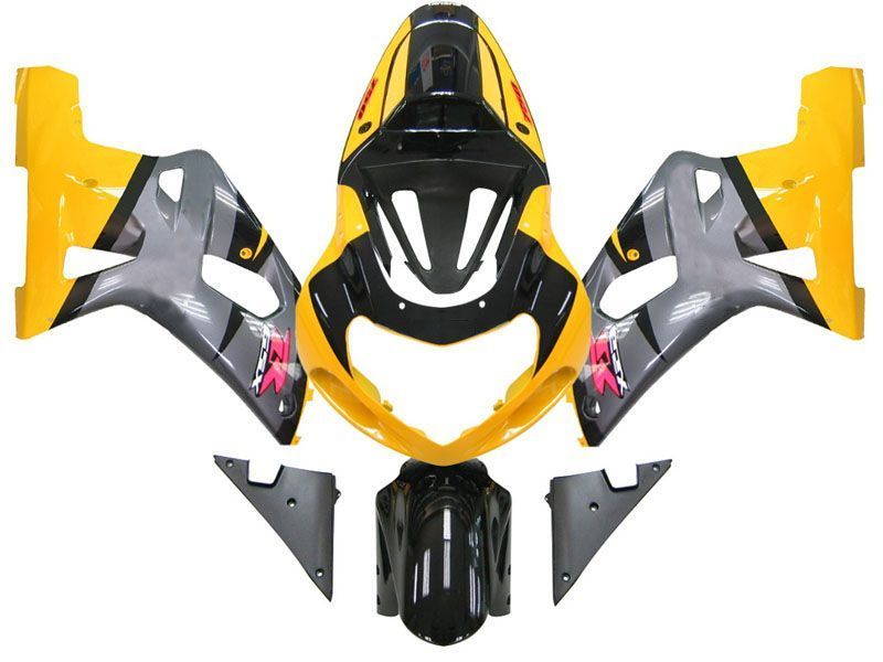 Fairings For Suzuki GSXR 600 Silver & Yellow GSXR  (2001-2003)