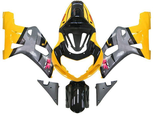 Fairings For Suzuki GSXR 600 Silver & Yellow GSXR  (2001-2003)