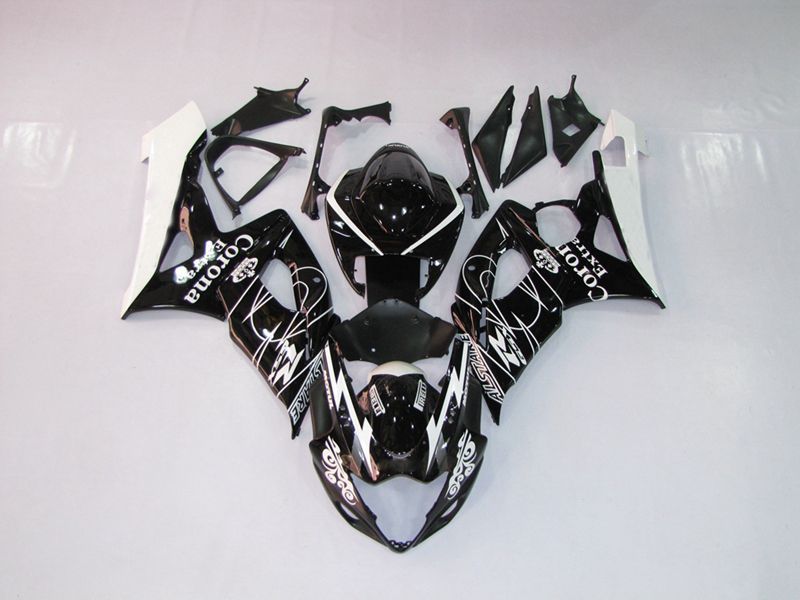 Fairings For Suzuki GSXR 1000 K5 (2005-2006) Black White