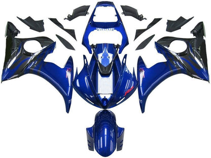 Fairings For Yamaha YZF-R6 Blue & Black R6  (2005)