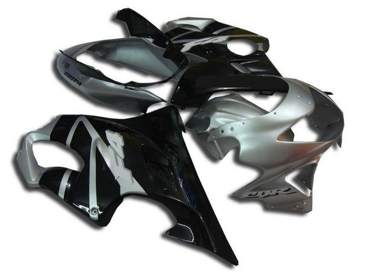 Fairings For Honda - CBR600 F4 1999-2000 Black / Silver