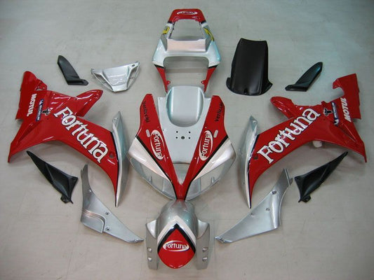 Fairings For Yamaha YZF-R1 Red Silver Fortuna  (2002-2003)