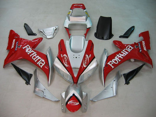 Fairings For Yamaha YZF-R1 Red Silver Fortuna  (2002-2003)