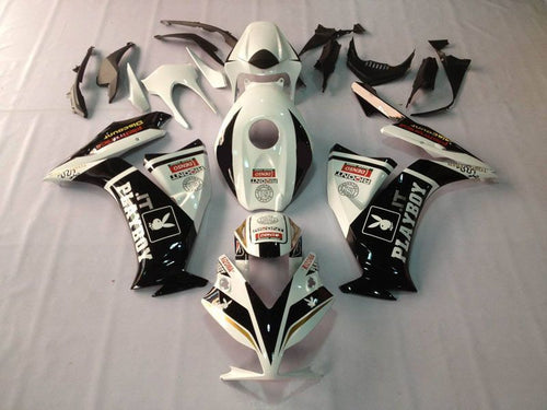 Fairings For Honda CBR1000RR Playboy White Black  (2012-2013-2014)