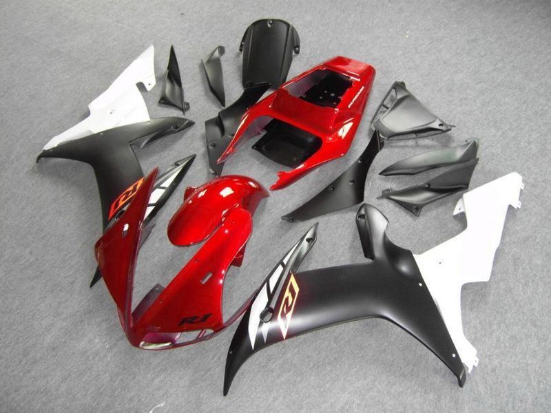 Fairings For Yamaha - YZF1000 R1 02-03 Red Black White