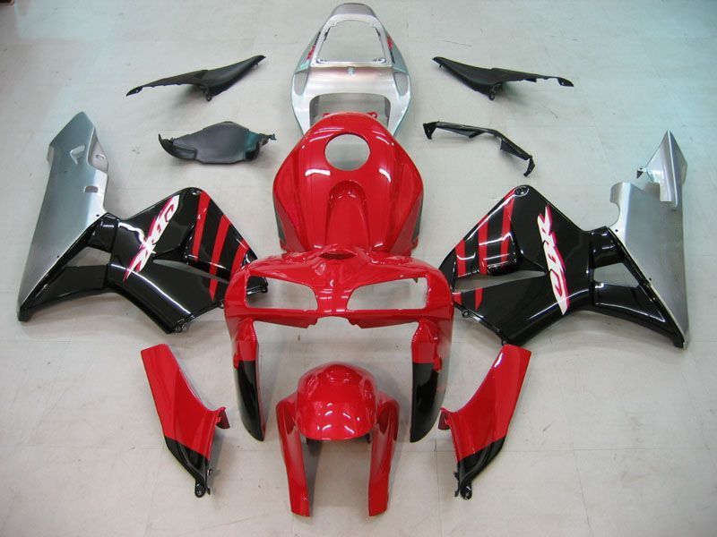 Fairings For Honda CBR 600 RR Red Black Silver CBR  (2005-2006)