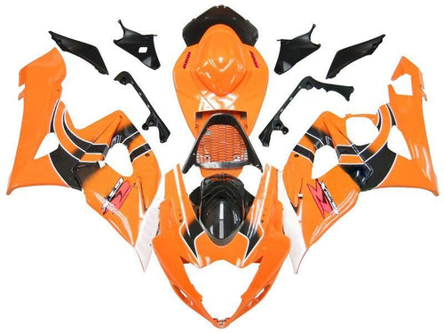 Fairings For Suzuki GSXR 1000 Orange & Black GSXR  (2005-2006)