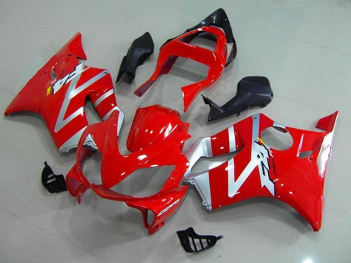 Fairings For Honda - CBR600F4i 01-03 Red&Silver