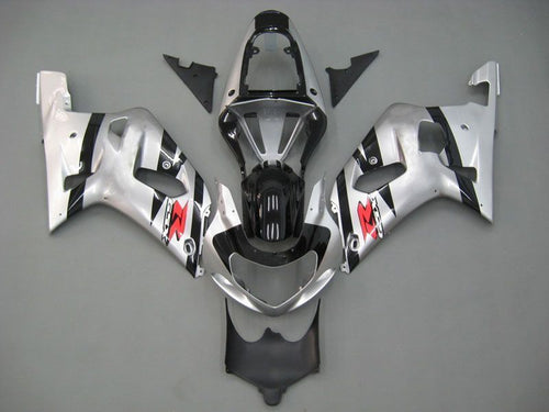 Fairings For Suzuki GSXR 600 Silver 2-Tone GSXR  (2001-2003)