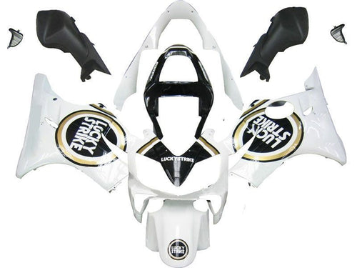 Fairings For Honda CBR 600 F4i White & Black  (2001-2003)