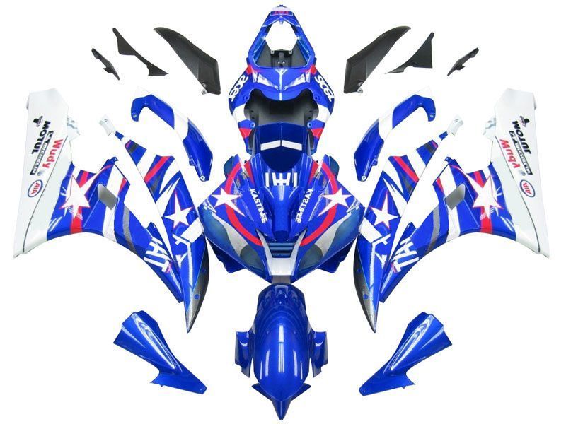 Fairings For Yamaha YZF-R6 Blue Star FIAT R6  (2006-2007)