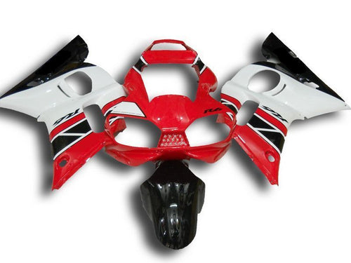 Fairings For Yamaha - YZF-600 R6 1998-2002 Red and White