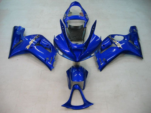 Fairings For Kawasaki ZX6R 636 Blue Ninja  (2003-2004)