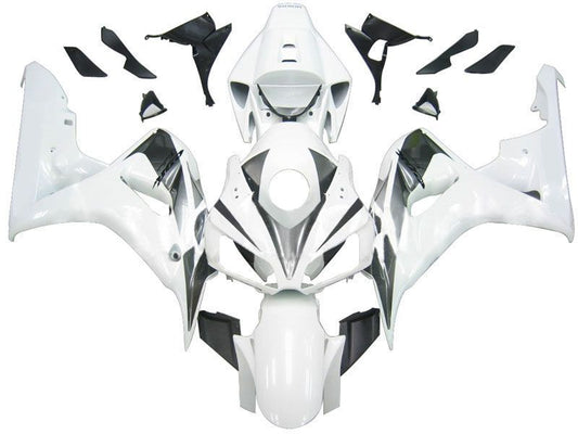Fairings For Honda CBR 1000 RR White & Silver CBR  (2006-2007)