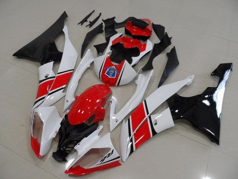 Fairings For Yamaha R6, 2008-2012 - Red, White & Black