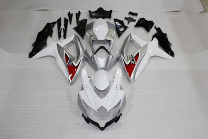 Fairings For Suzuki GSXR 600 750 (2008-2010) White Black Red
