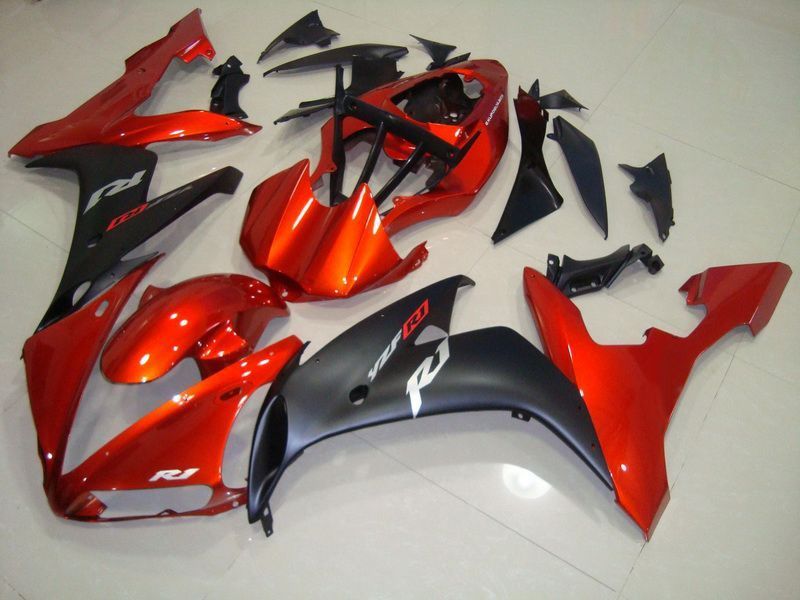 Fairings For Yamaha - YZF1000 R1 04-06 Orange Black