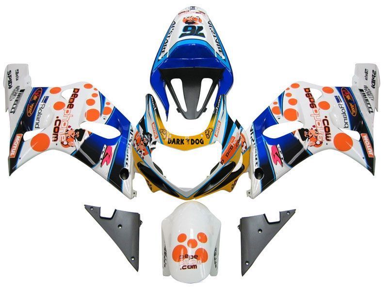 Fairings For Suzuki GSXR 600 Multi-Color pepephone GSXR  (2001-2003)