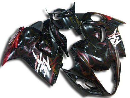 Fairings For Suzuki - GSXR1300 Hayabusa 1996-2007 Red Flame